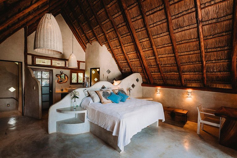 Tul044 - Magnifique villa en bord de plage à Tulum, Méxique