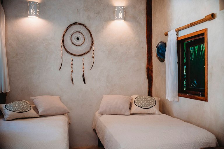 Tul044 - Magnifique villa en bord de plage à Tulum, Méxique