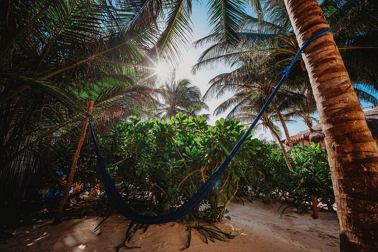 Tul044 - Linda villa al frente de la playa en Tulum