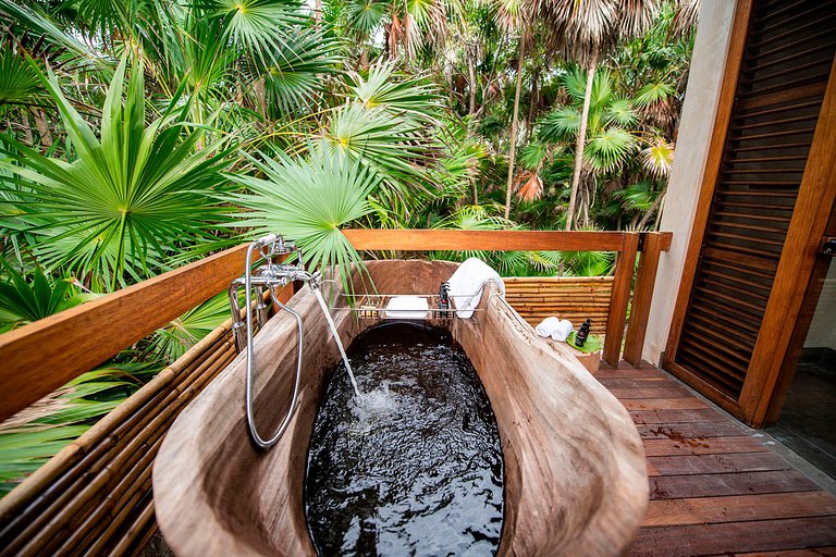 Tul046 - Preciosa villa frente al mar en Tulum, México