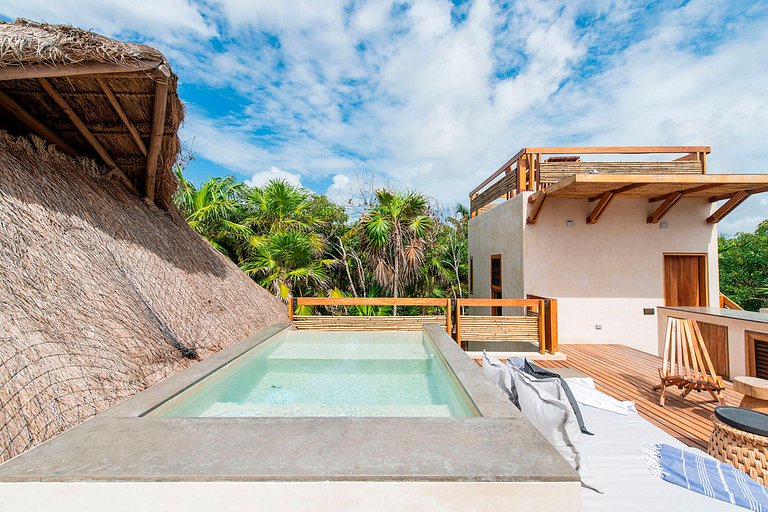 Tul046 - Preciosa villa à beira-mar em Tulum