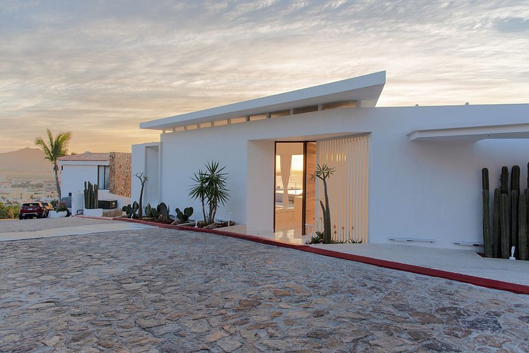 Cab030 - Villa de 9 cuartos con vista al mar en Los Cabos