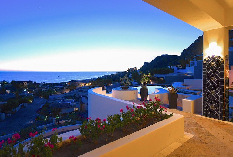 Cab031 - Villa deslumbrante em Los Cabos com vista para o ma