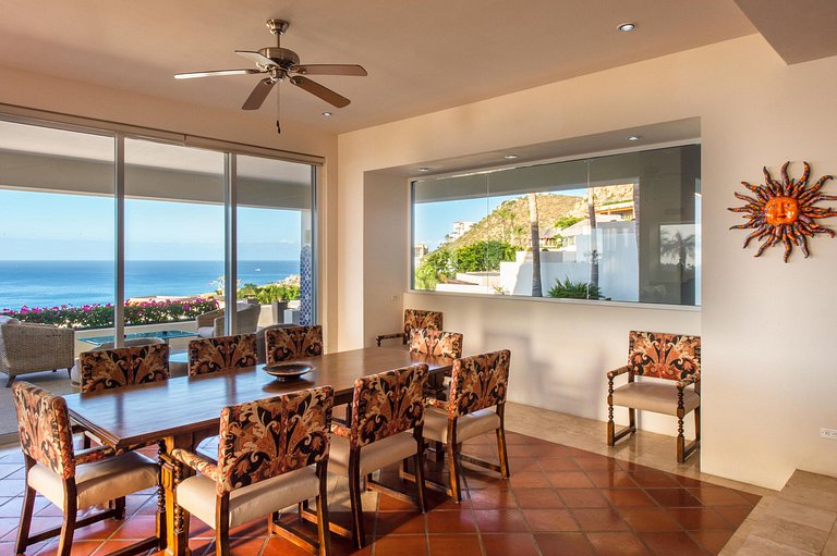 Cab031 - Villa deslumbrante em Los Cabos com vista para o ma