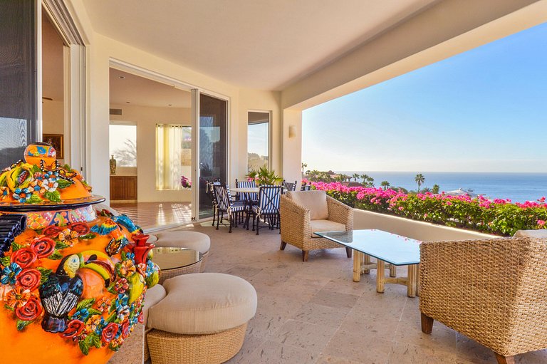 Cab031 - Villa deslumbrante em Los Cabos com vista para o ma