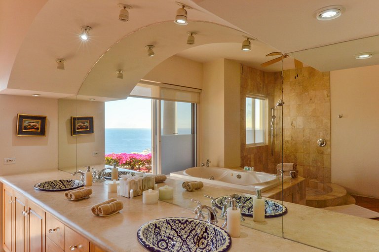 Cab031 - Villa deslumbrante em Los Cabos com vista para o ma