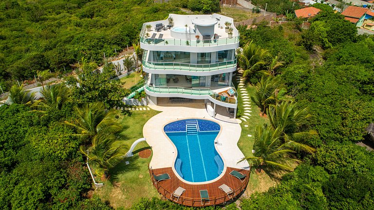 Pip011 - Maravilhosa casa paradisíaca em Pipa