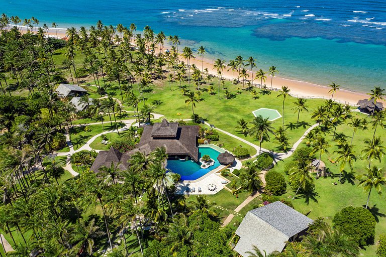 Bah020 - Villa frente mar com 7 suítes em Maraú