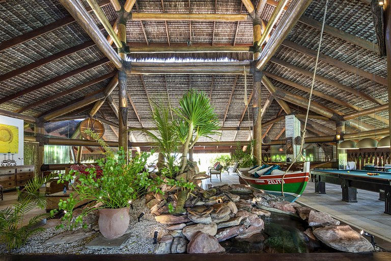 Bah020 - Villa frente mar com 7 suítes em Maraú