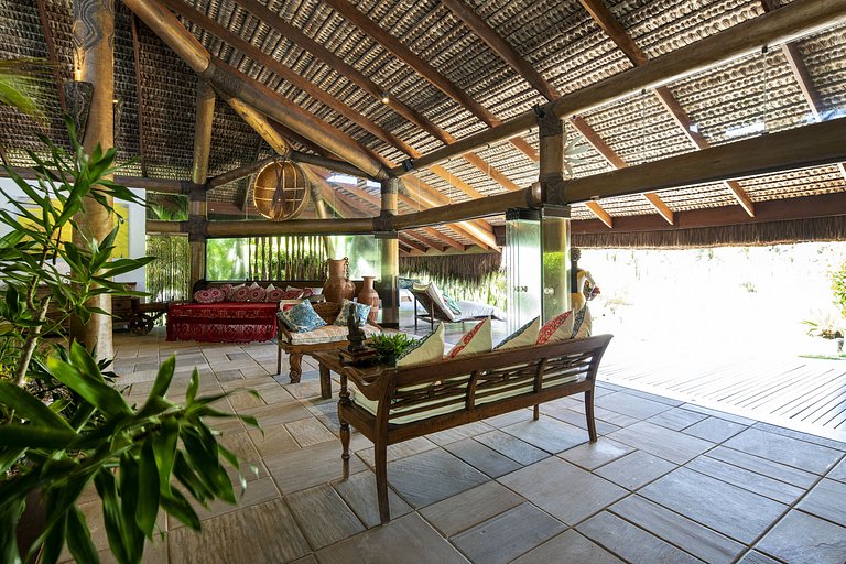 Bah020 - Villa frente mar com 7 suítes em Maraú