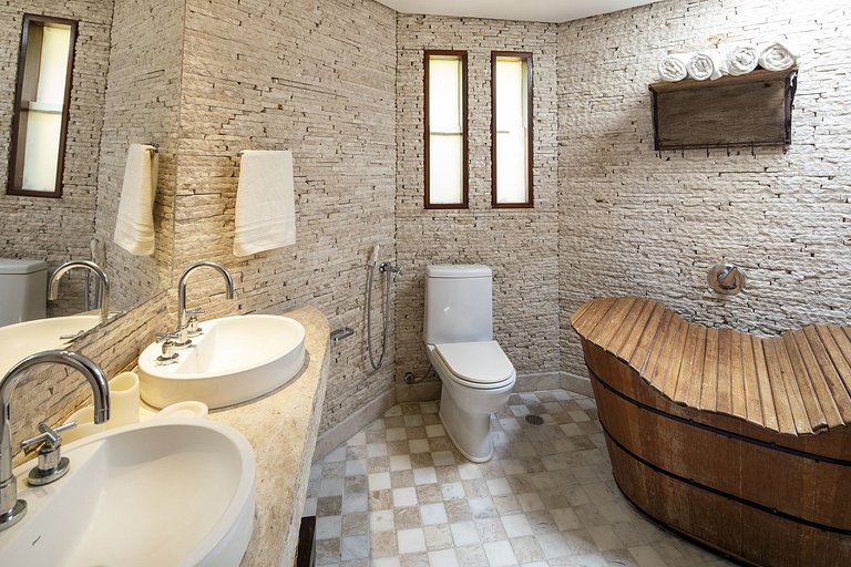 Bah020 - Villa frente mar com 7 suítes em Maraú