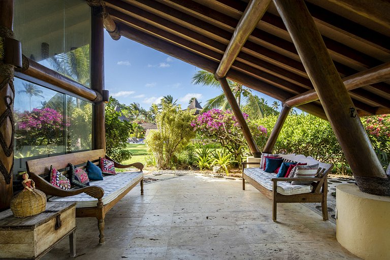 Bah020 - Villa frente mar com 7 suítes em Maraú