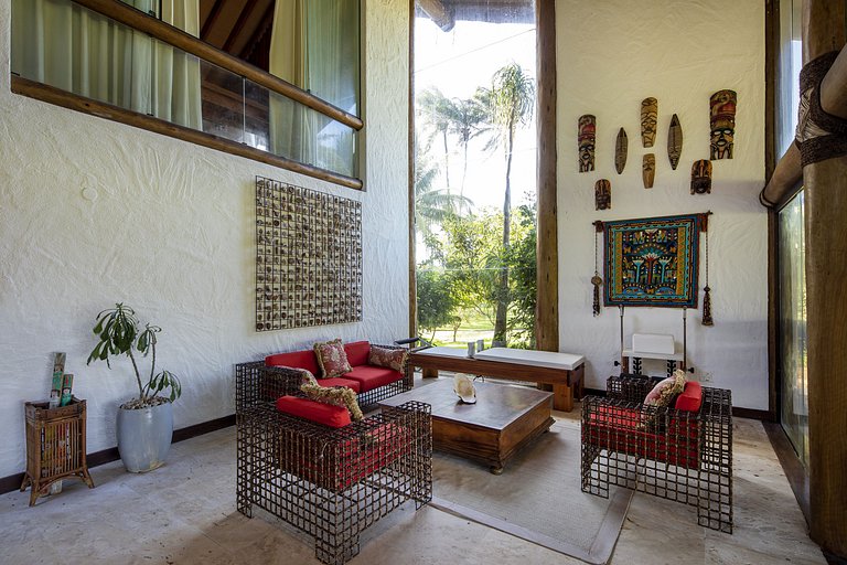 Bah020 - Villa frente mar com 7 suítes em Maraú