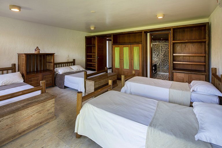 Bah020 - Villa frente mar com 7 suítes em Maraú