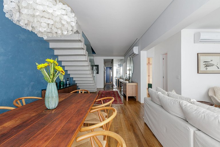 Rio089 - Cobertura triplex vista mar em Ipanema