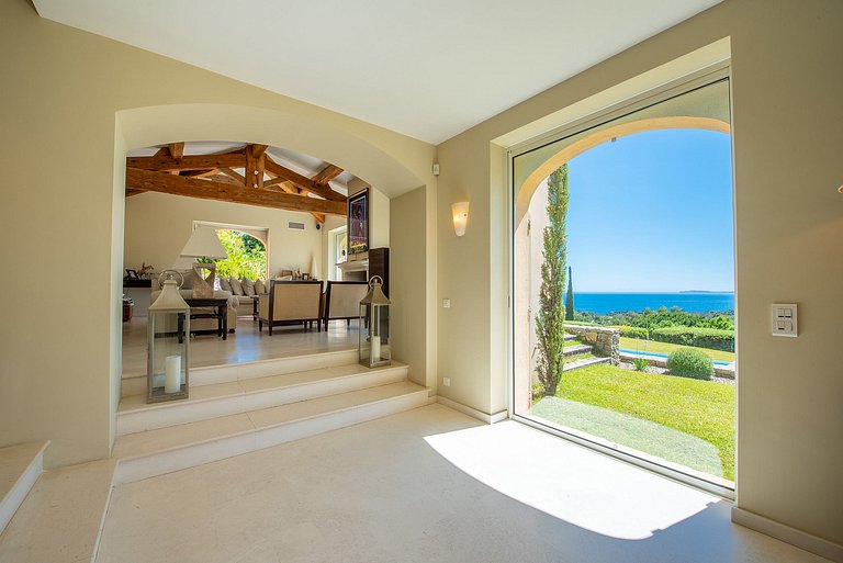 Azu042 - Villa de frente para o oceano em La Croix-Valmer