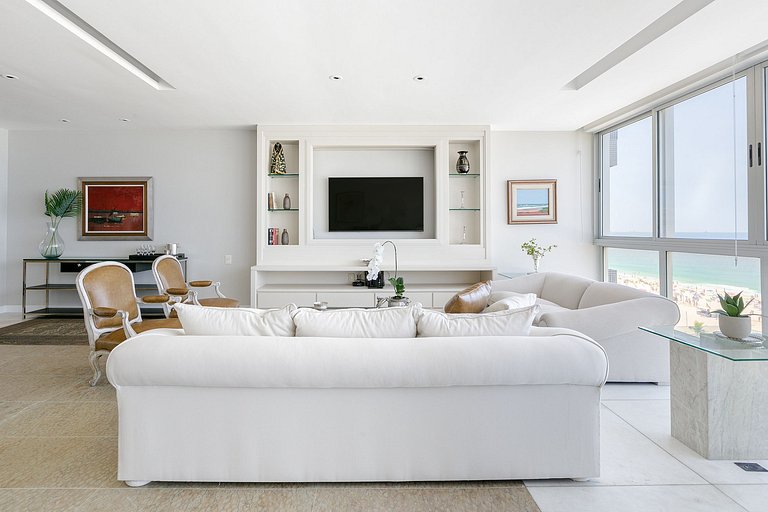 Rio257 - Penthouse de dos pisos con vista al mar en Ipanema