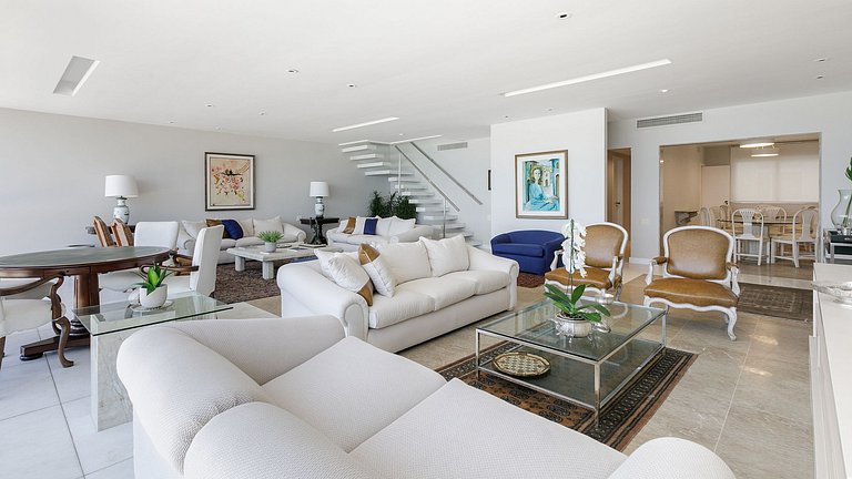 Rio257 - Penthouse de dos pisos con vista al mar en Ipanema