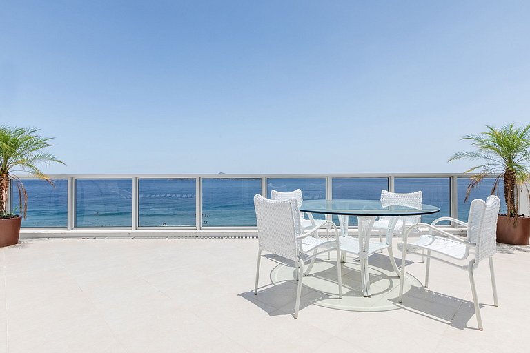 Rio257 - Penthouse de dos pisos con vista al mar en Ipanema