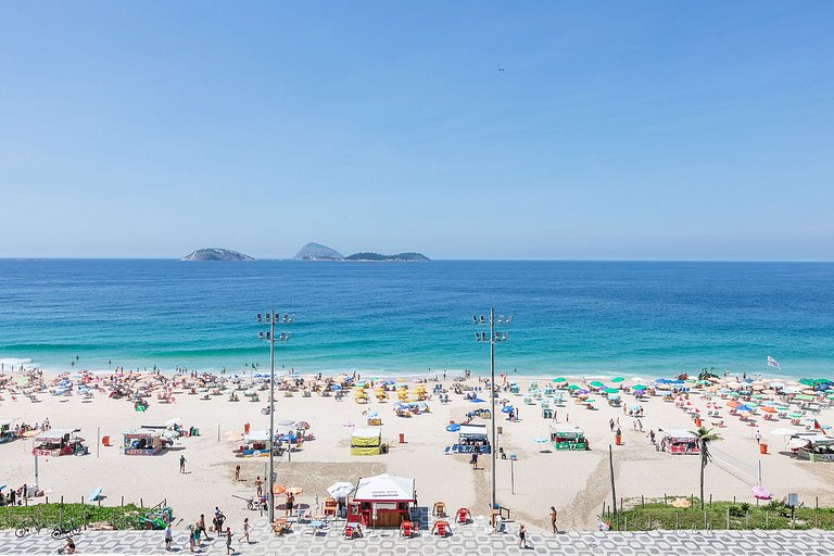 Rio257 - Penthouse de dos pisos con vista al mar en Ipanema