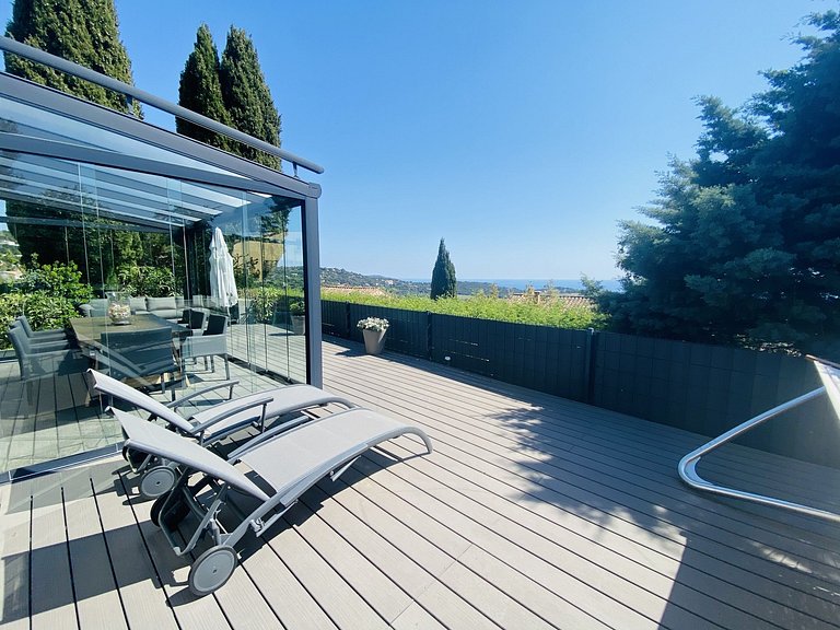 Azu027 - Villa with sea view in La Croix-Valmer