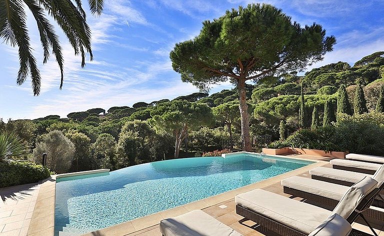 Azu028 - Villa con piscina infinity en La Croix-Valmer