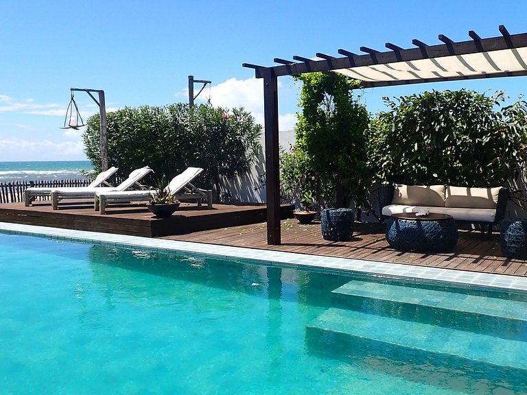 Cea064 - Villa frente al mar con piscina en Guajiru