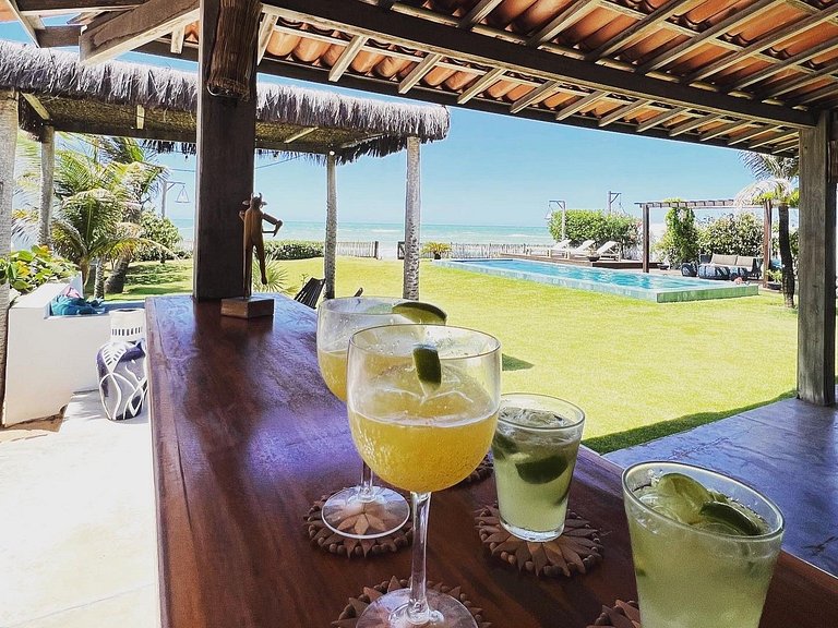 Cea064 - Villa frente al mar con piscina en Guajiru