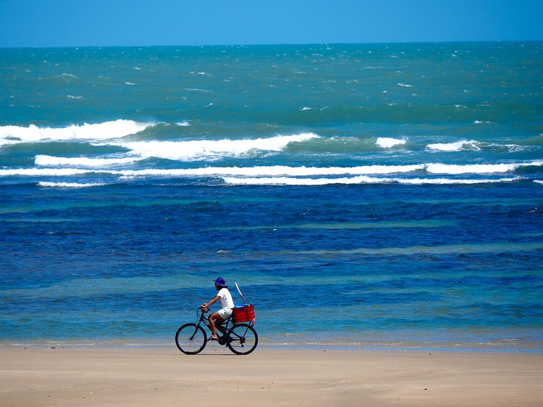 Cea064 - Villa frente mar com piscina em Guajiru