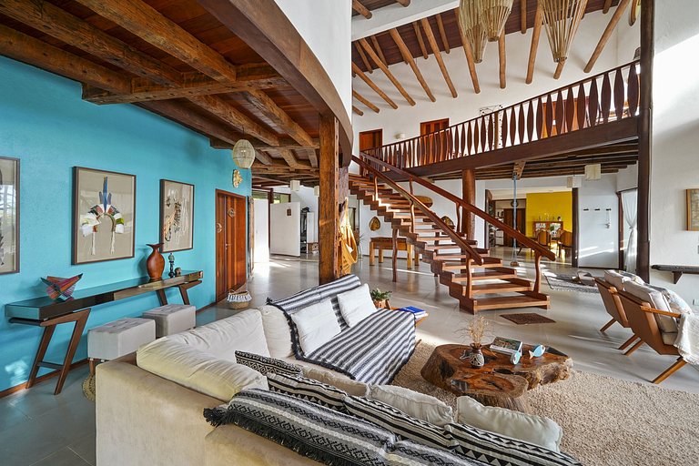 Bah148 - Fantástica villa pé na areia em Ilhéus