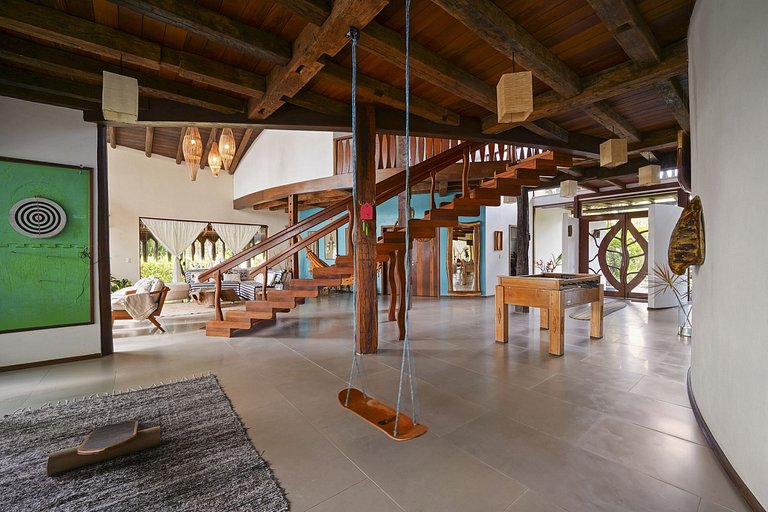 Bah148 - Fantástica villa pé na areia em Ilhéus