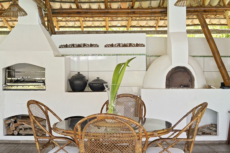 Bah148 - Fantástica villa pé na areia em Ilhéus