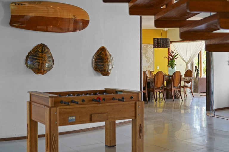 Bah148 - Fantástica villa pé na areia em Ilhéus