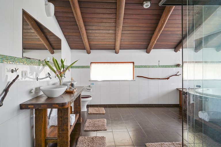 Bah148 - Fantástica villa pé na areia em Ilhéus