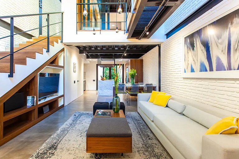 Car040 - Lindo loft de 2 quartos no Centro Histórico