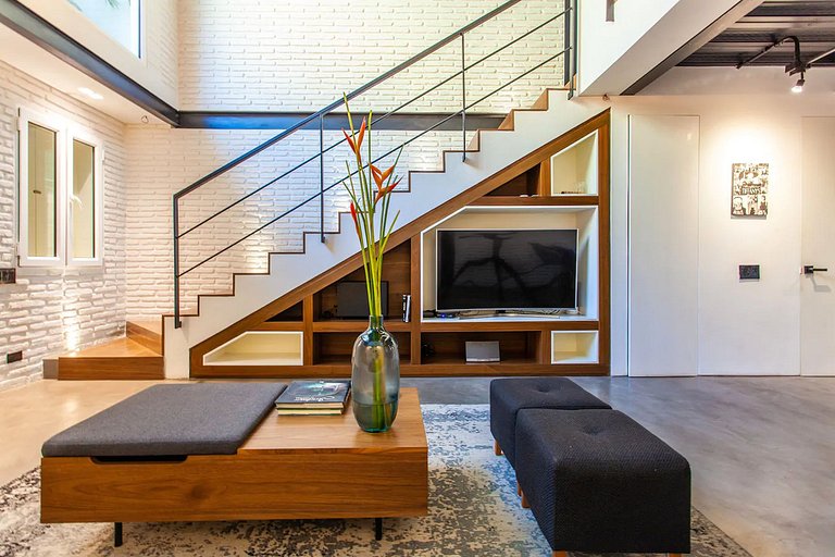 Car040 - Lindo loft de 2 quartos no Centro Histórico