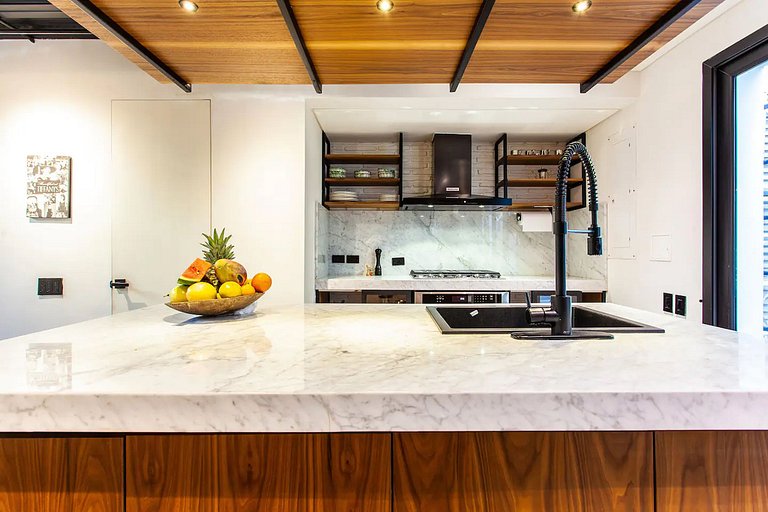 Car040 - Lindo loft de 2 quartos no Centro Histórico