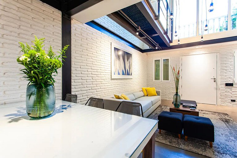 Car040 - Lindo loft de 2 quartos no Centro Histórico