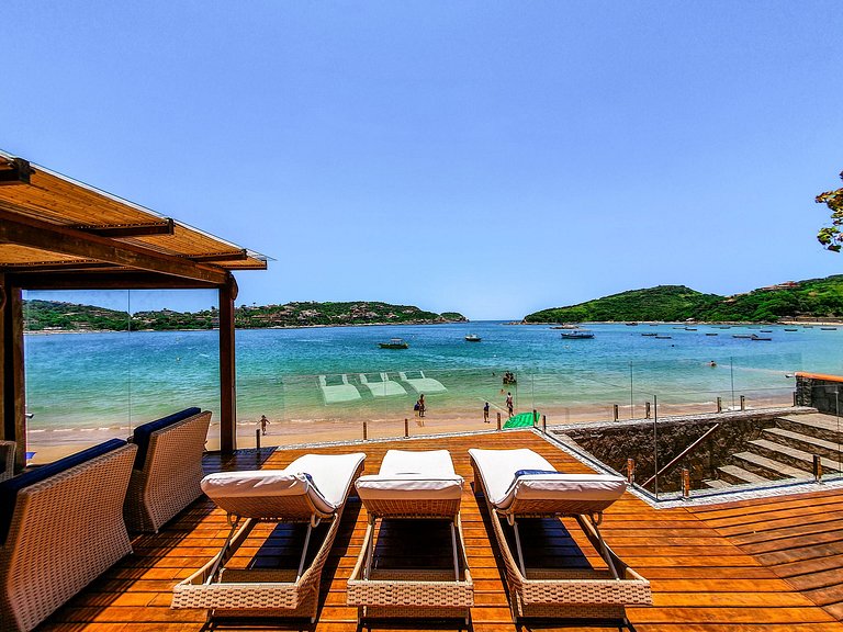 Buz057 - Exuberant beachfront house in Búzios
