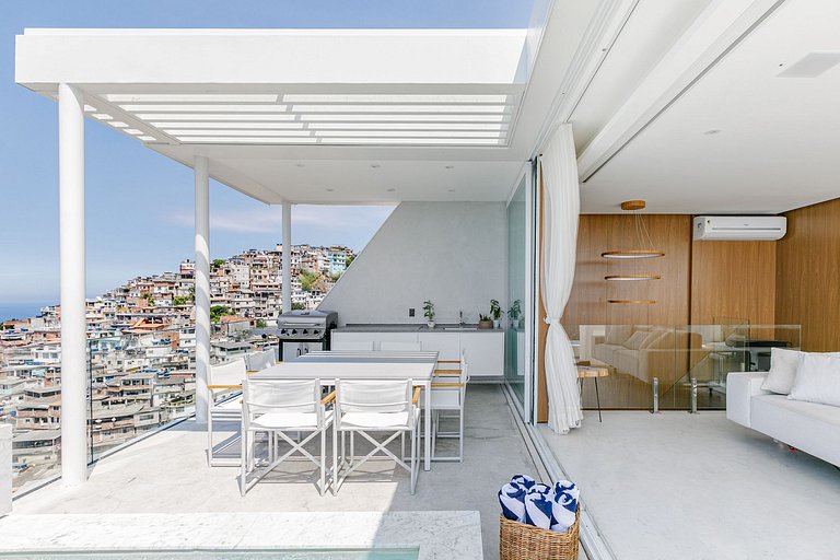 Rio088 - Suberbe penthouse de 4 chambres à Vidigal