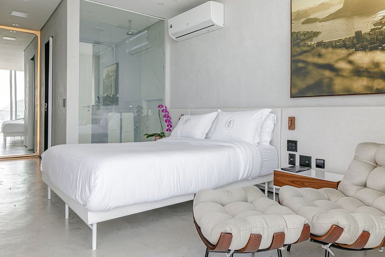 Rio088 - Fantástica cobertura de 4 suítes no Vidigal