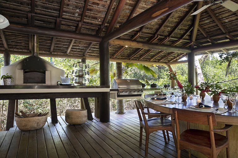 Bah008 - Belle maison de luxe en bord de mer à Trancoso