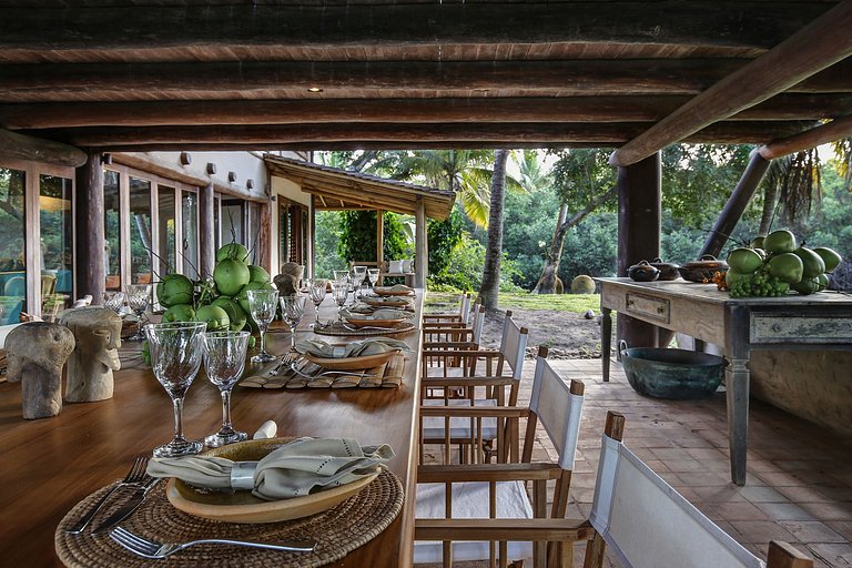 Bah008 - Belle maison de luxe en bord de mer à Trancoso