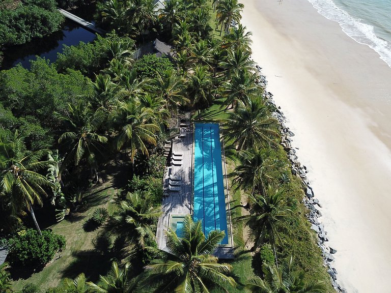 Bah008 - Belle maison de luxe en bord de mer à Trancoso