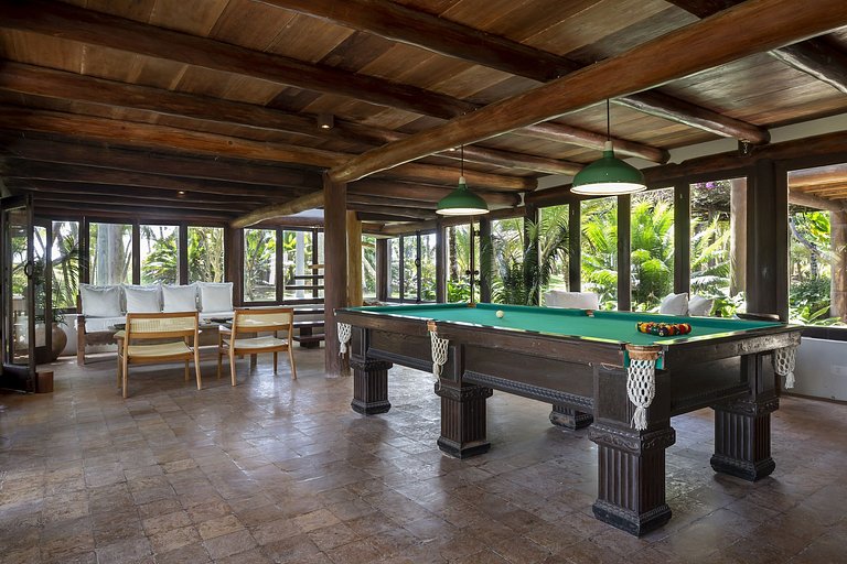 Bah008 - Linda casa de luxo beira-mar em Trancoso