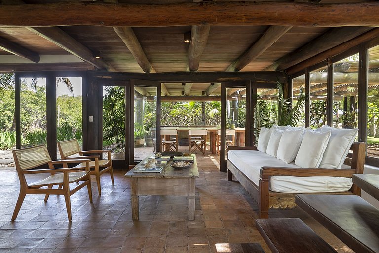 Bah008 - Belle maison de luxe en bord de mer à Trancoso