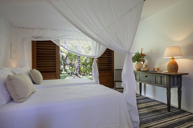 Bah008 - Linda casa de luxo beira-mar em Trancoso