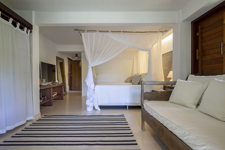 Bah008 - Linda casa de luxo beira-mar em Trancoso