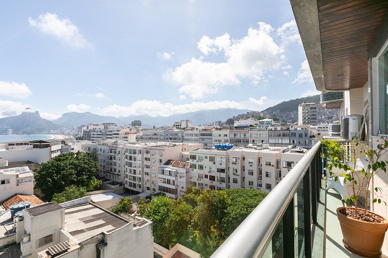 Rio066 - Cobertura de 3 quartos em Ipanema