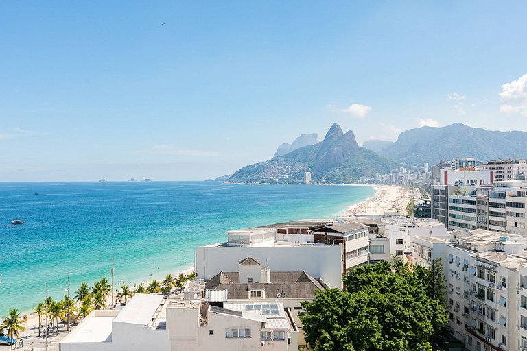 Rio069 - Linda cobertura de 3 quartos em Ipanema